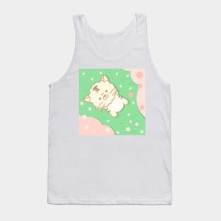 Spring day. Characters under the cherry blossoms. Tank Top